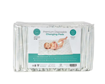 Little Toes Disposable Changing Pads 40 Count